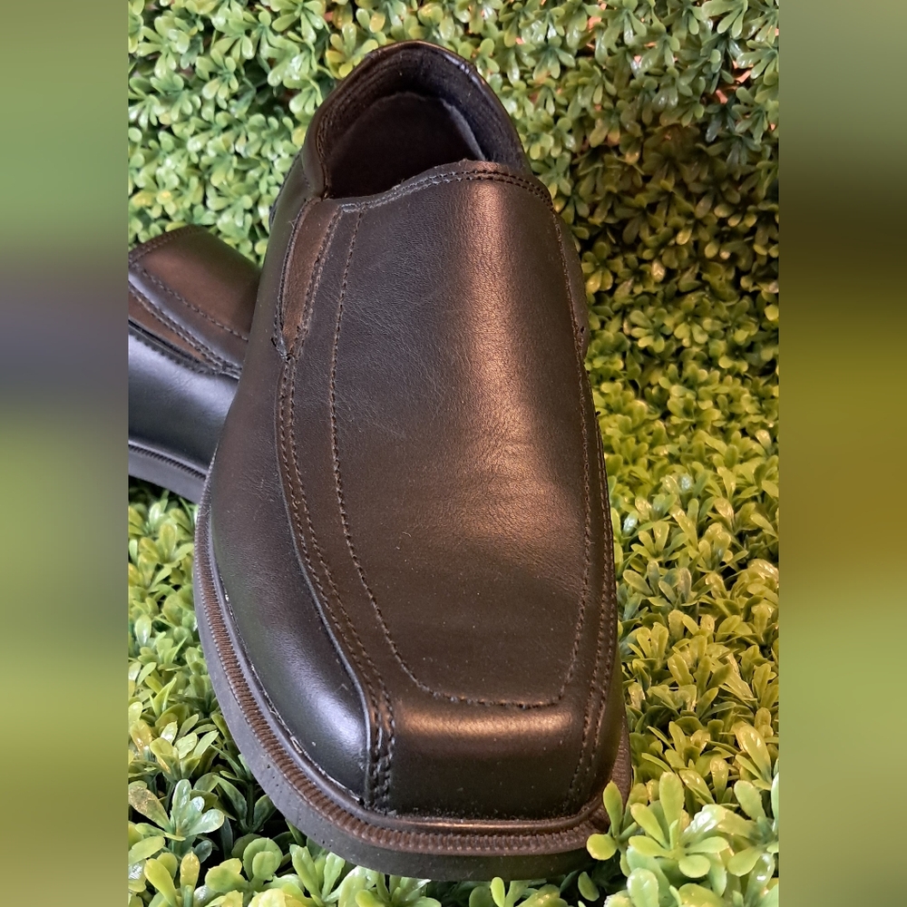 Men Black Loafer Slip-On Shoes | george brand | Dress Casual Shoes